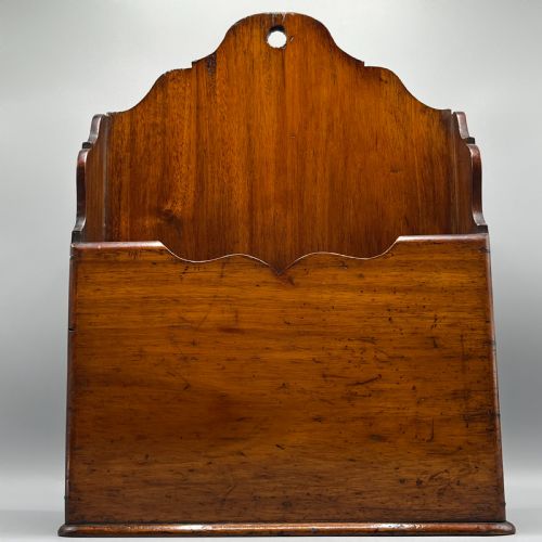 ANTIQUE MAHOGANY LETTER DOCUMENT DESK TIDY OR NEWSPAPER HOLDER - ADDITIONAL PHOTO 3