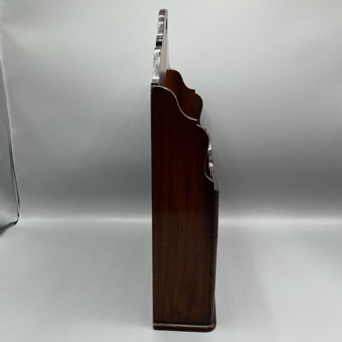 ANTIQUE MAHOGANY LETTER DOCUMENT DESK TIDY OR NEWSPAPER HOLDER - ADDITIONAL PHOTO 9