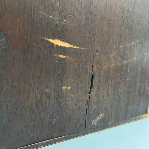 ANTIQUE MAHOGANY LETTER DOCUMENT DESK TIDY OR NEWSPAPER HOLDER - ADDITIONAL PHOTO 12