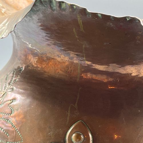 ARTS CRAFTS SOLID COPPER JARDINIERE PLANTER - ADDITIONAL PHOTO 21