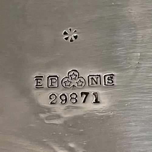 EDWARDIAN SILVER PLATED FOOTED SERVING TRAY - ADDITIONAL PHOTO 21