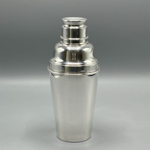 ART DECO SILVER PLATED COCKTAIL SHAKER - ADDITIONAL PHOTO 2