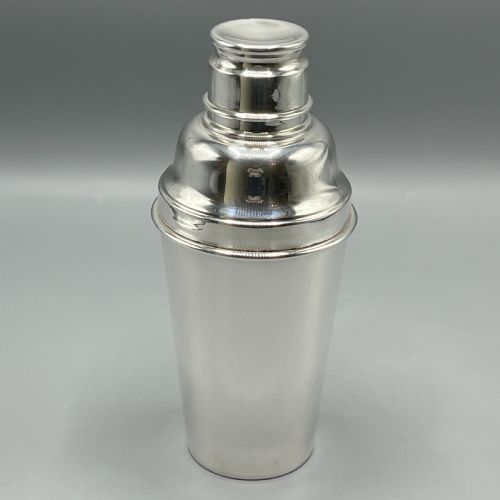 ART DECO SILVER PLATED COCKTAIL SHAKER - ADDITIONAL PHOTO 3