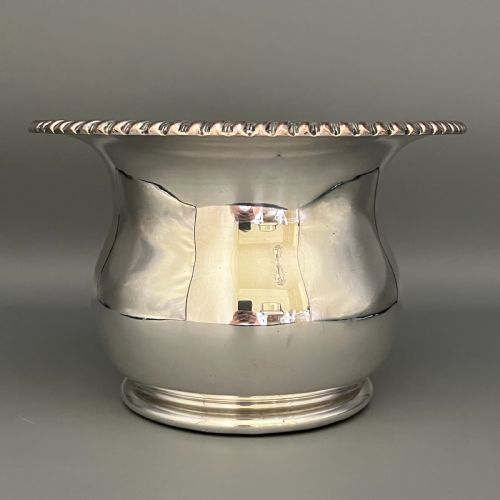 LARGE VICTORIAN SILVER PLATED MAGNUM WINE CHAMPAGNE BOTTLE HOLDER - ADDITIONAL PHOTO 8