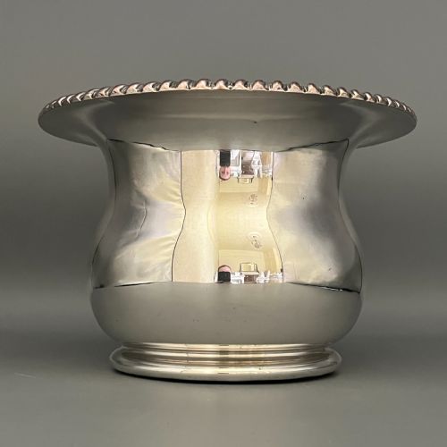 LARGE VICTORIAN SILVER PLATED MAGNUM WINE CHAMPAGNE BOTTLE HOLDER - ADDITIONAL PHOTO 9