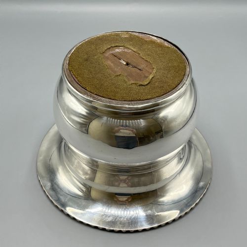 LARGE VICTORIAN SILVER PLATED MAGNUM WINE CHAMPAGNE BOTTLE HOLDER - ADDITIONAL PHOTO 11