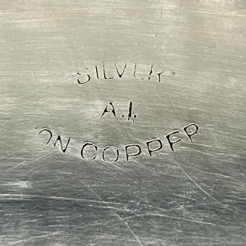 LARGE EDWARDIAN SILVER PLATED GALLERIED SERVING TRAY - ADDITIONAL PHOTO 18