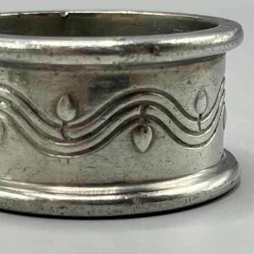 PAIR LIBERTY CO PEWTER NAPKIN RINGS - ADDITIONAL PHOTO 7
