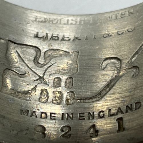 PAIR LIBERTY CO PEWTER NAPKIN RINGS - ADDITIONAL PHOTO 9