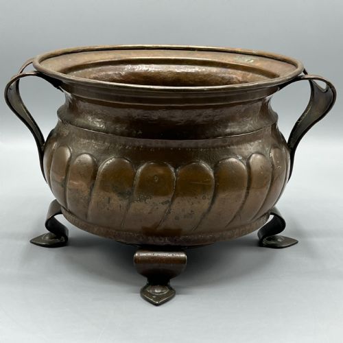 ARTS CRAFTS SOLID COPPER JARDINIERE INDOOR PLANTER