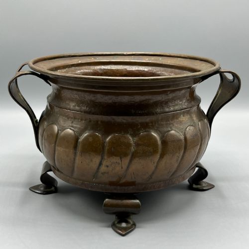 ARTS CRAFTS SOLID COPPER JARDINIERE INDOOR PLANTER - ADDITIONAL PHOTO 1