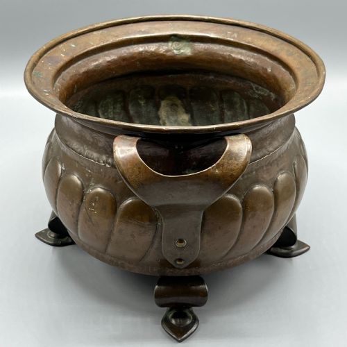 ARTS CRAFTS SOLID COPPER JARDINIERE INDOOR PLANTER - ADDITIONAL PHOTO 6
