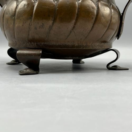 ARTS CRAFTS SOLID COPPER JARDINIERE INDOOR PLANTER - ADDITIONAL PHOTO 7