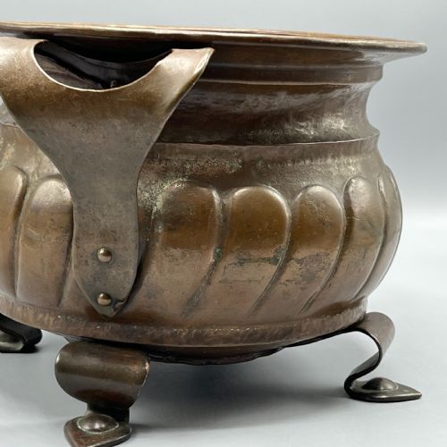 ARTS CRAFTS SOLID COPPER JARDINIERE INDOOR PLANTER - ADDITIONAL PHOTO 9