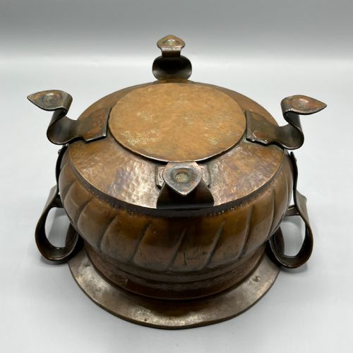 ARTS CRAFTS SOLID COPPER JARDINIERE INDOOR PLANTER - ADDITIONAL PHOTO 15