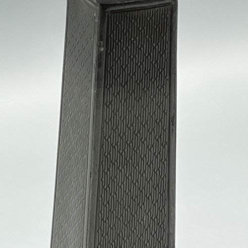 PAIR ART DECO ENGLISH PEWTER CANDLESTICKS - ADDITIONAL PHOTO 9