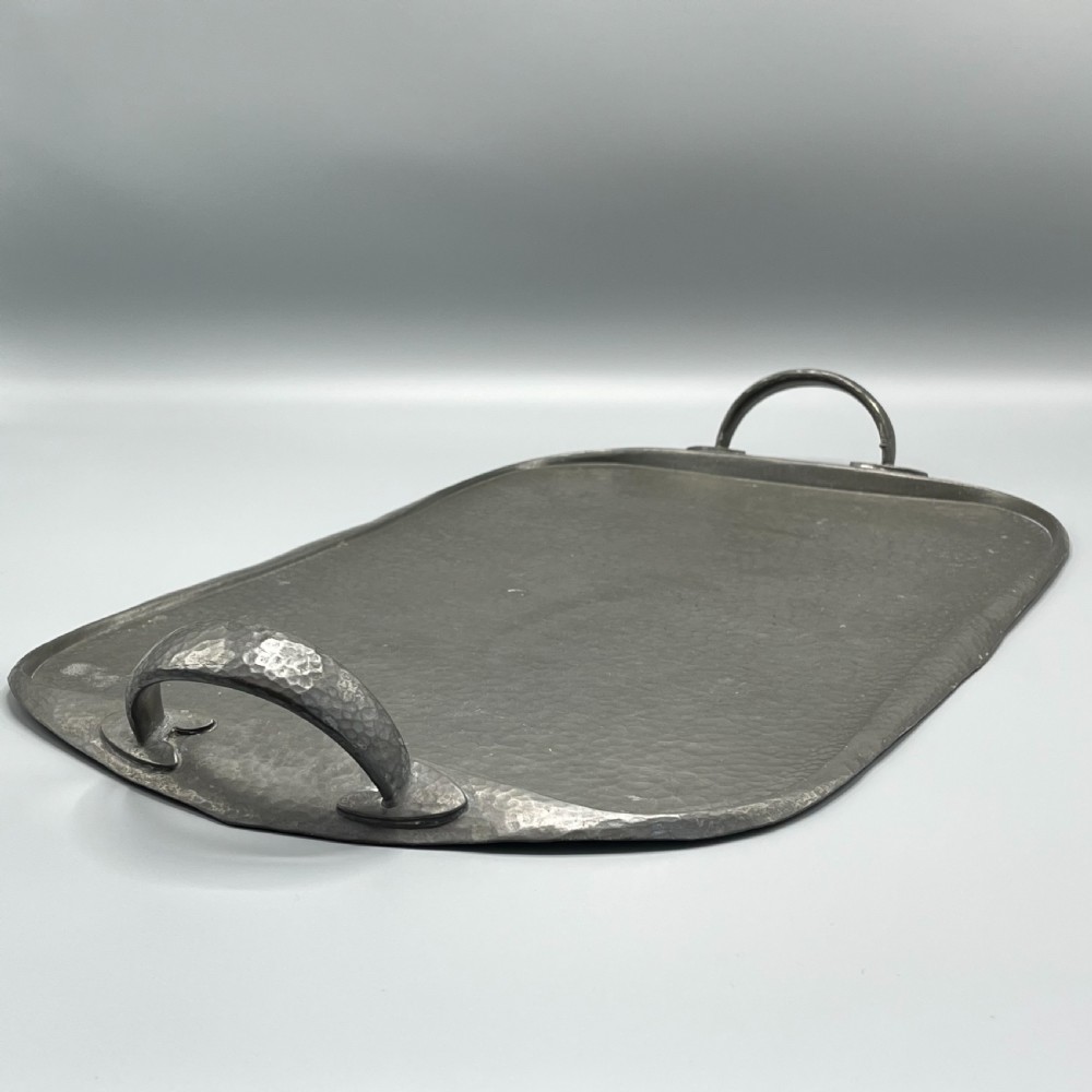 Liberty & Co Tudric Arts & Crafts Solid English Pewter Serving Tray