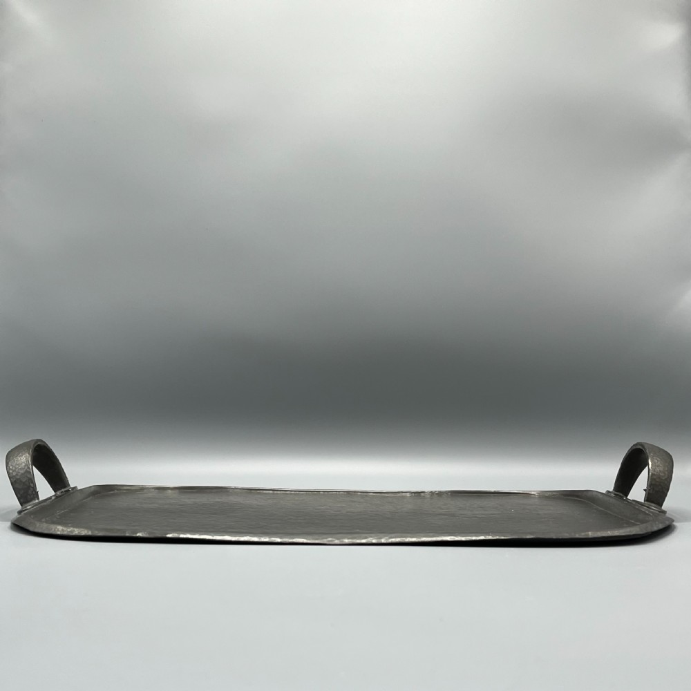 Liberty & Co Tudric Arts & Crafts Solid English Pewter Serving Tray View IV