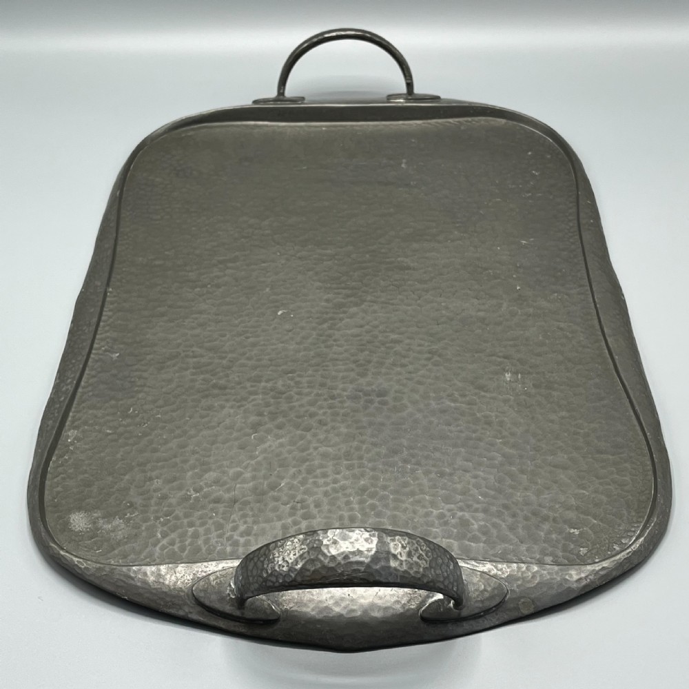 Liberty & Co Tudric Arts & Crafts Solid English Pewter Serving Tray View XIII