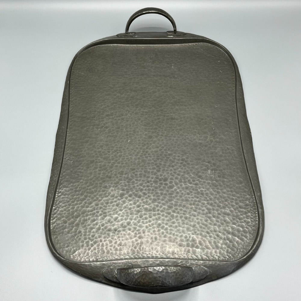 Liberty & Co Tudric Arts & Crafts Solid English Pewter Serving Tray View XIV