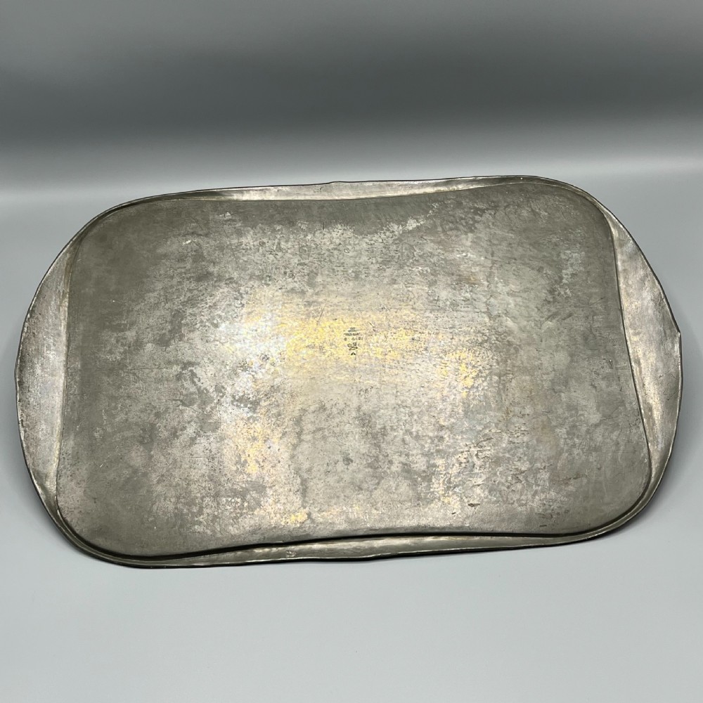 Liberty & Co Tudric Arts & Crafts Solid English Pewter Serving Tray View XVI