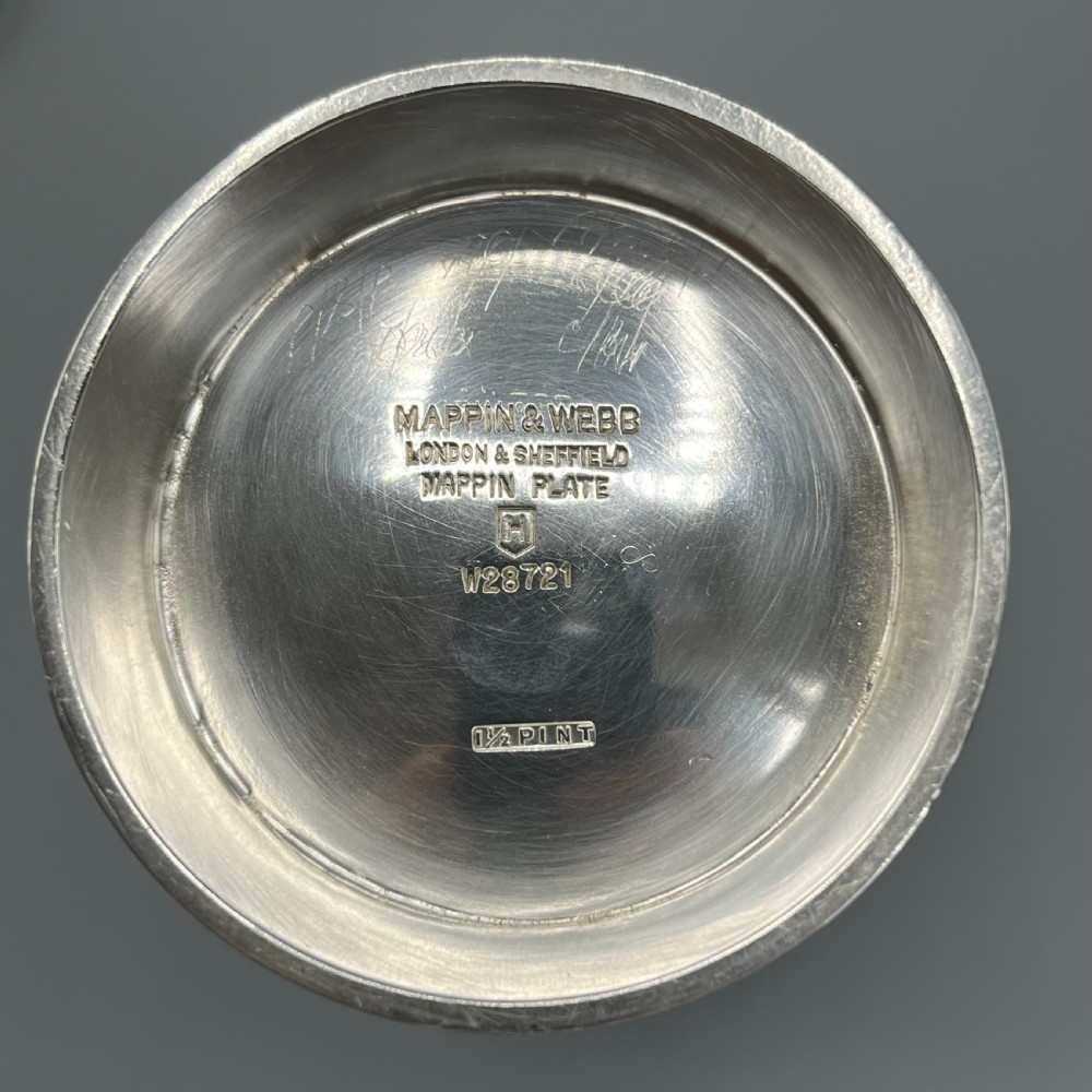 Large Art Deco Silver Plated Cocktail Shaker By Mappin & Webb View XII