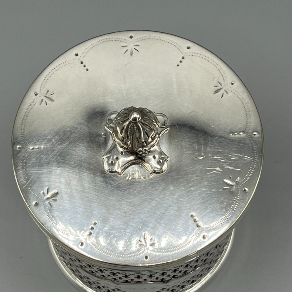 Edwardian Quality Silver Plated Marmalade Preserve Pot with Cranberry Glass Liner View VII