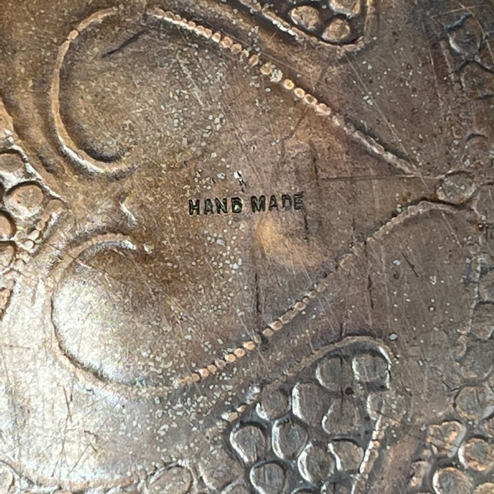 Large Art Nouveau Copper Gallery Serving Tray View XIX