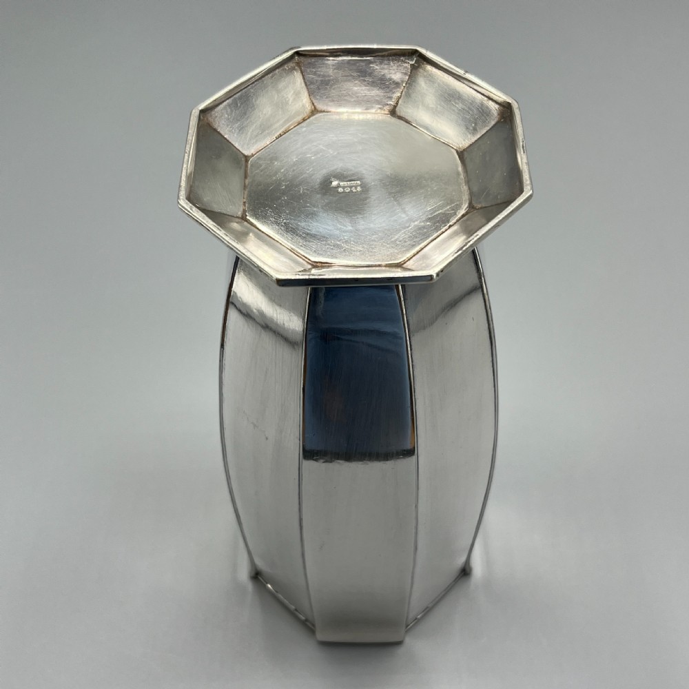 Art Deco Christofle Gallia Silver Plated Footed Vase View XIII