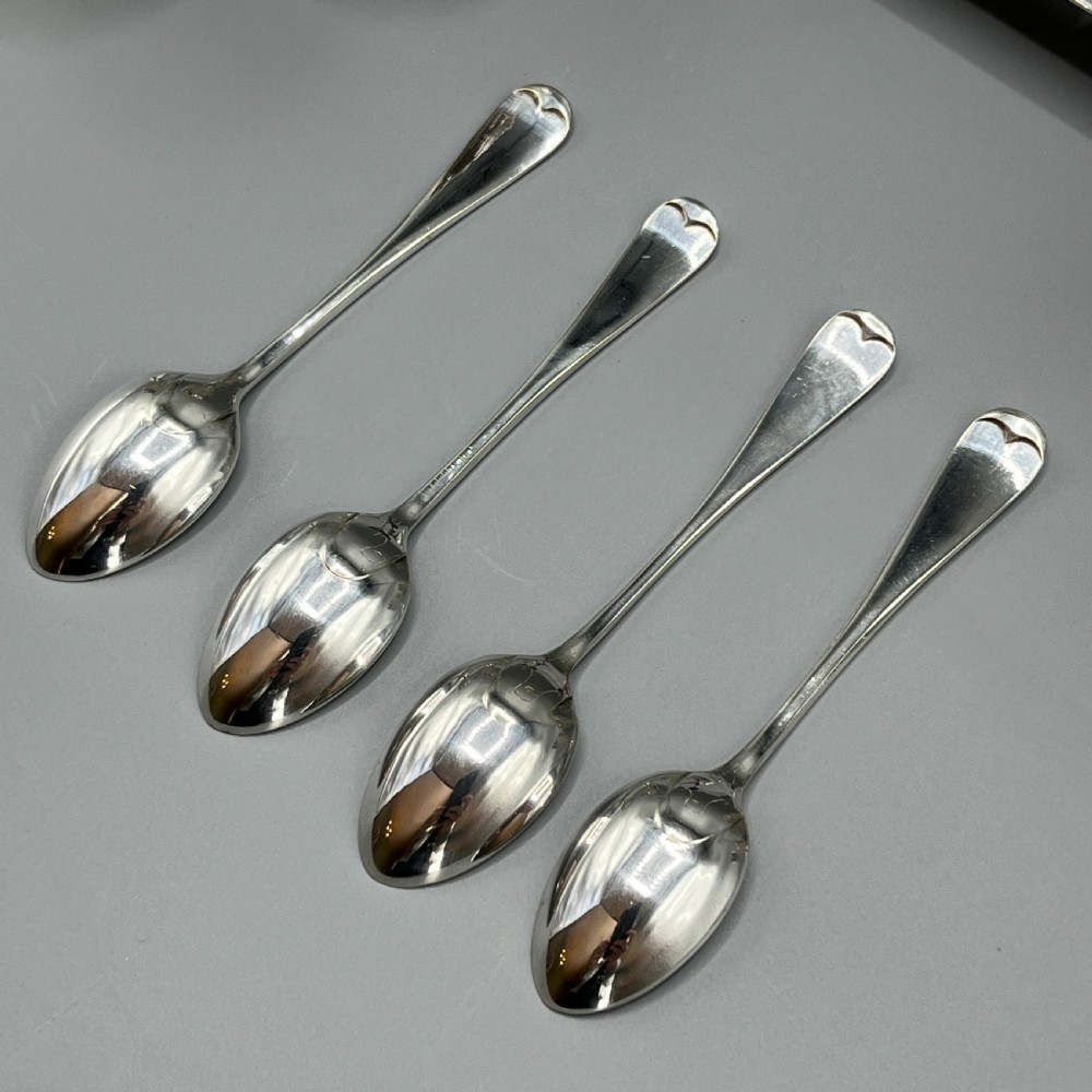 Late Victorian Sheffield Silver Plated Egg Cruet Set View XIV