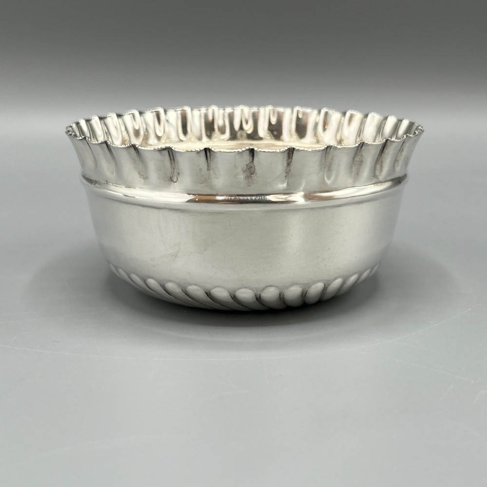 Victorian Solid Sterling Silver Cream Jug & Sugar Bowl Set View XVII