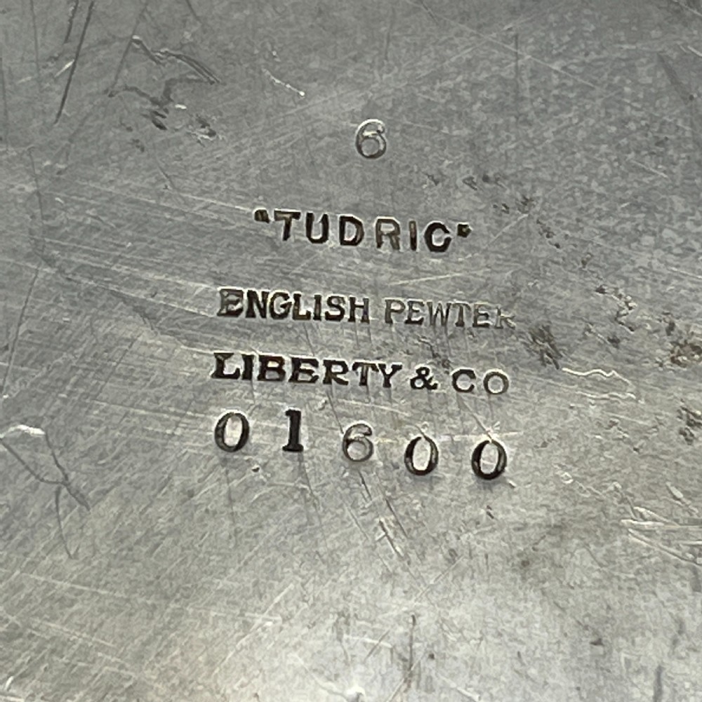 Liberty & Co Pewter Hors d'Oeuvre Serving Dish View XV