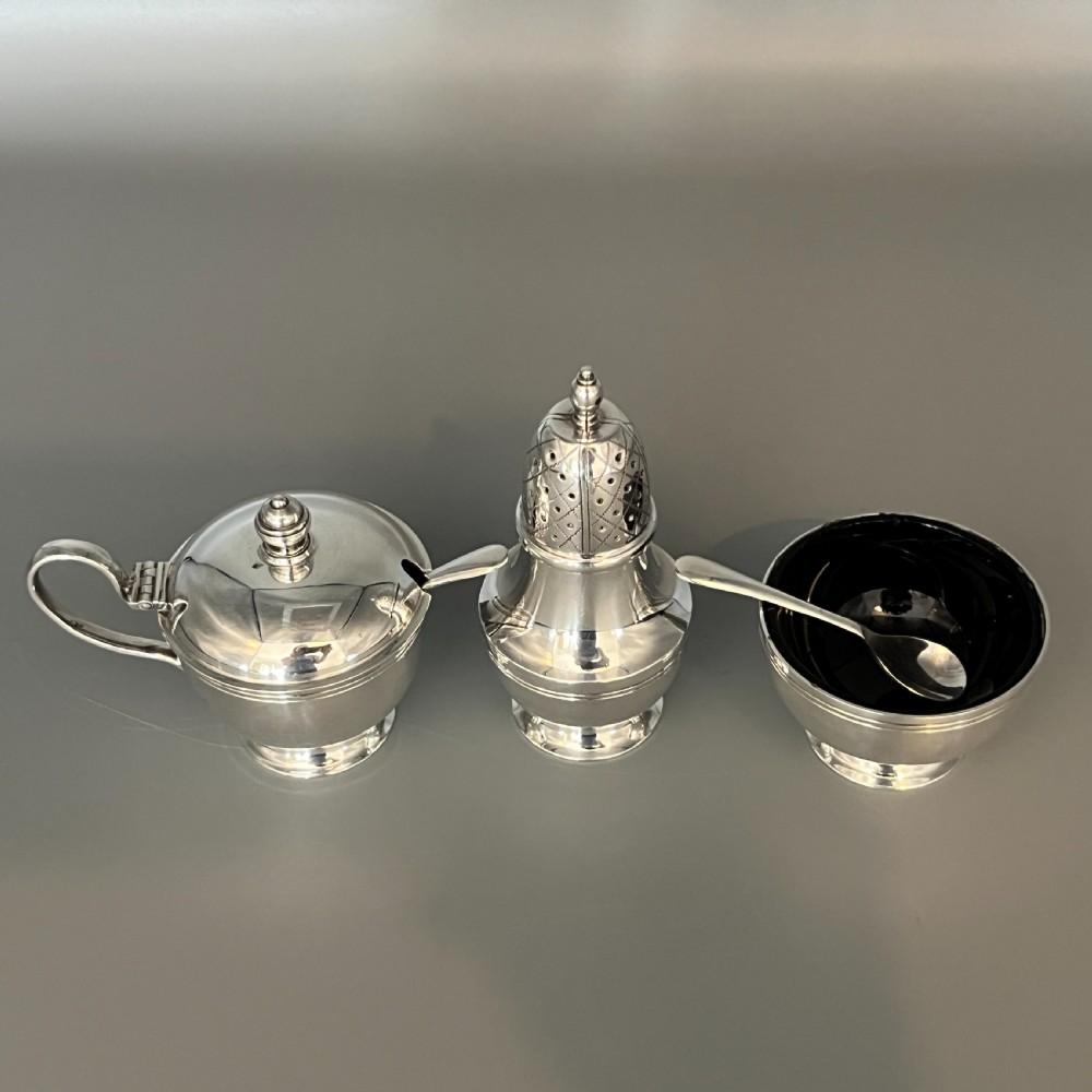 Silver Plated Condiment Set by Roberts & Belk View V