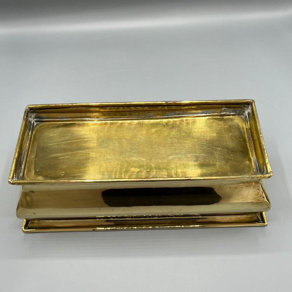 Edwardian Solid Brass Windowsill Planter Trough View XIII