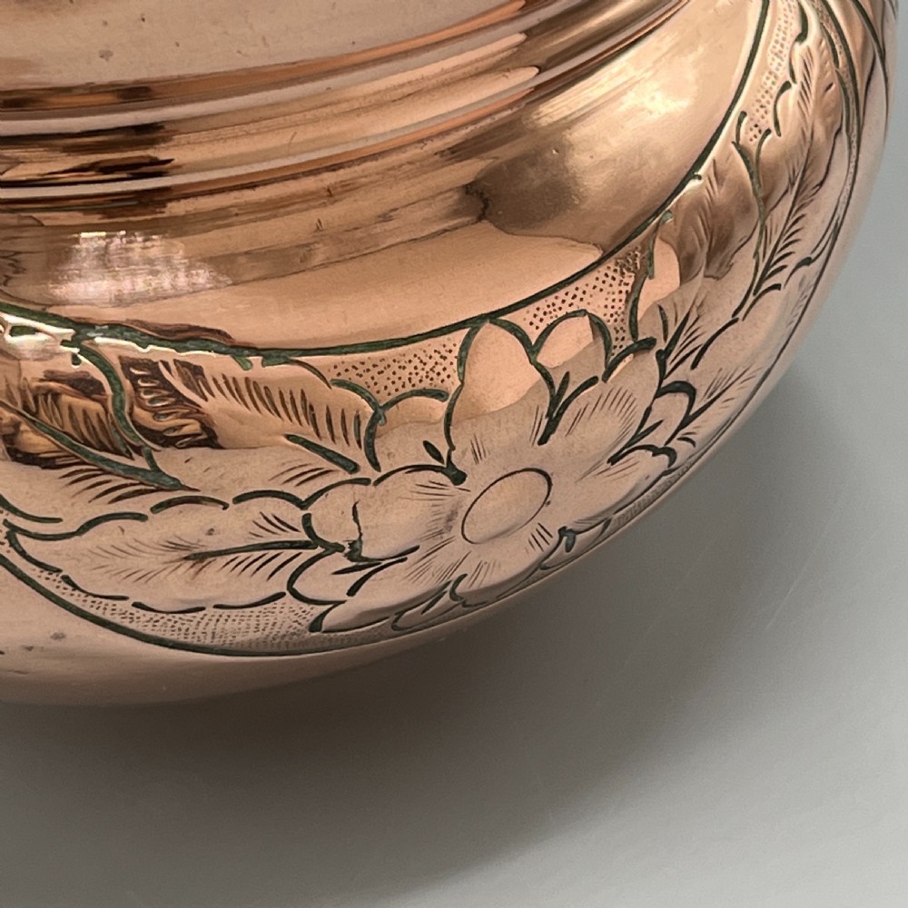 Edwardian Solid Copper Jardiniere Planter View IV