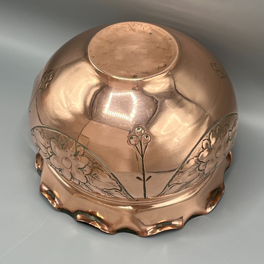 Edwardian Solid Copper Jardiniere Planter View XI