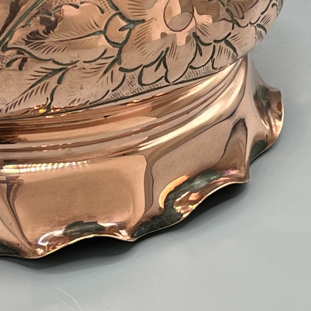 Edwardian Solid Copper Jardiniere Planter View XIII