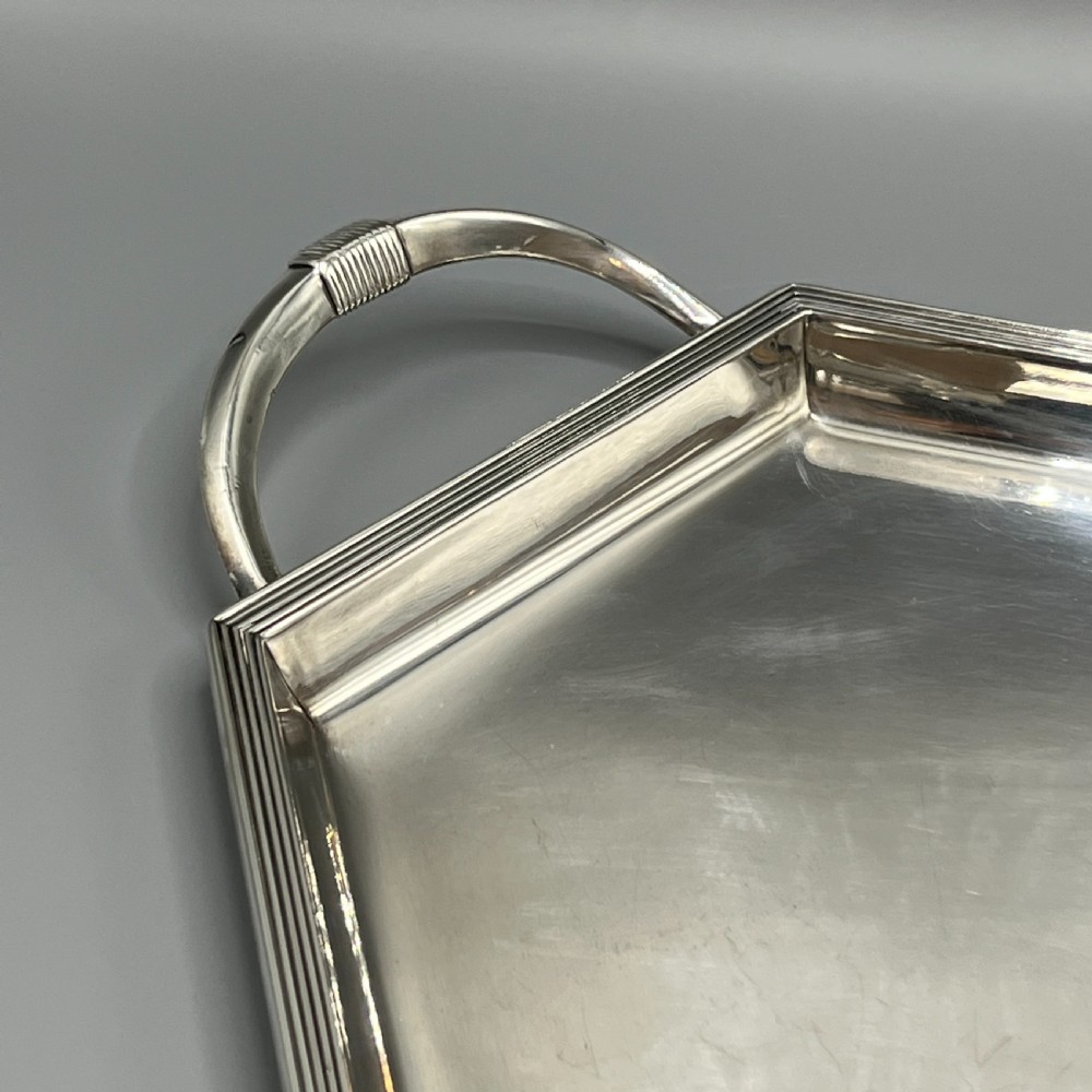 WMF Silver Plated Tea Tray Teapot Sugar Bowl & Cream Jug Tea Set View XIII