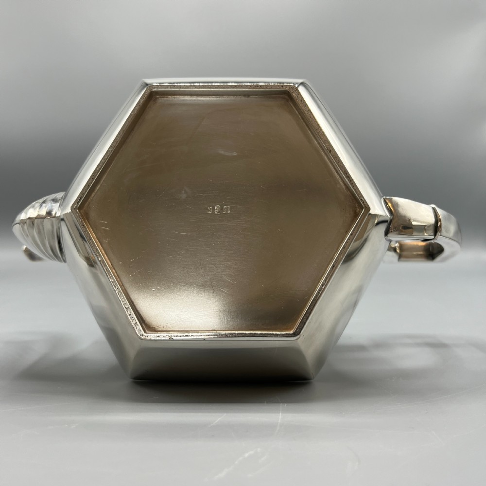 WMF Silver Plated Tea Tray Teapot Sugar Bowl & Cream Jug Tea Set View XXVI