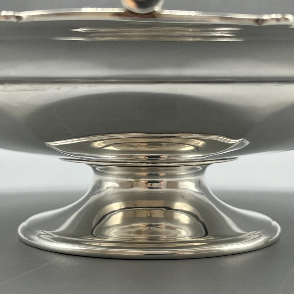 Silver Plated Cake / Fruit Basket by Mappin & Webb c1920 View XI