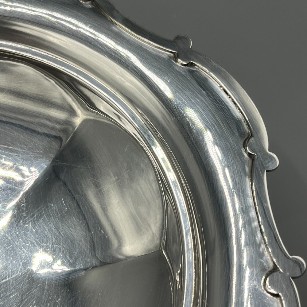 Silver Plated Cake / Fruit Basket by Mappin & Webb c1920 View XIII