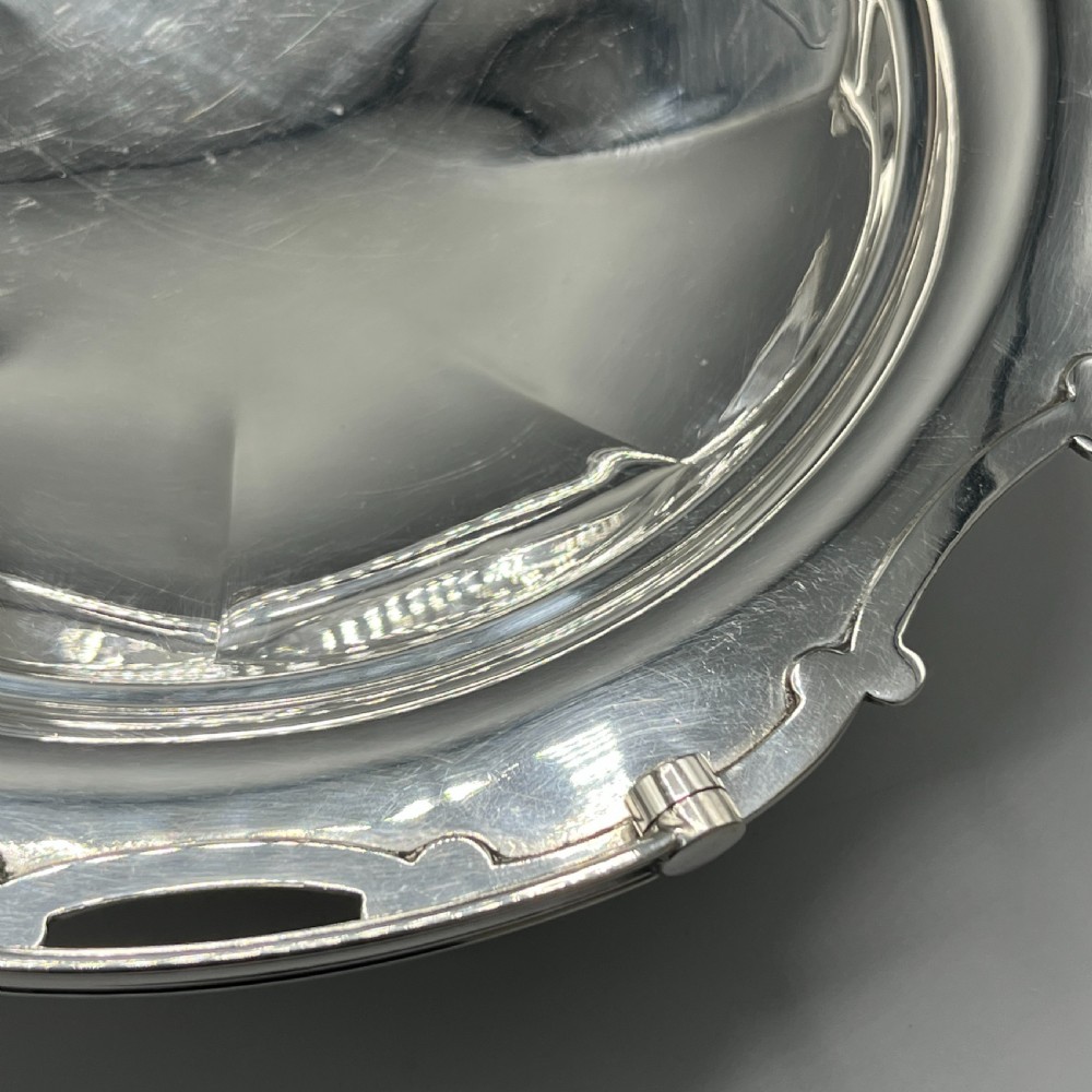 Silver Plated Cake / Fruit Basket by Mappin & Webb c1920 View XIV