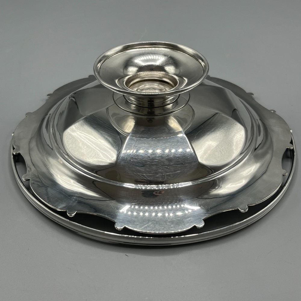 Silver Plated Cake / Fruit Basket by Mappin & Webb c1920 View XX