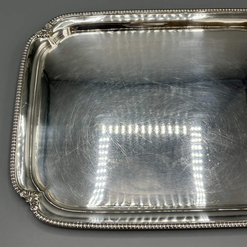 English Silver Plated Cocktail Tray c1930 View VII