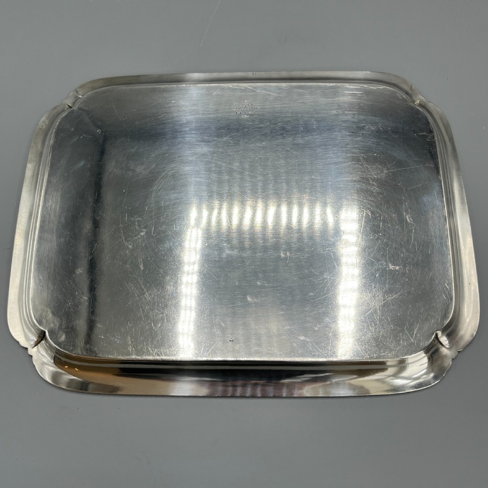 English Silver Plated Cocktail Tray c1930 View XIV