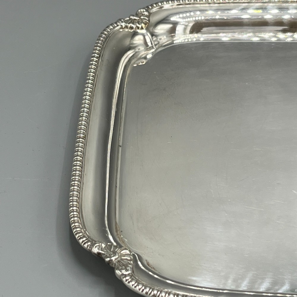 English Silver Plated Cocktail Tray c1930 View XVII