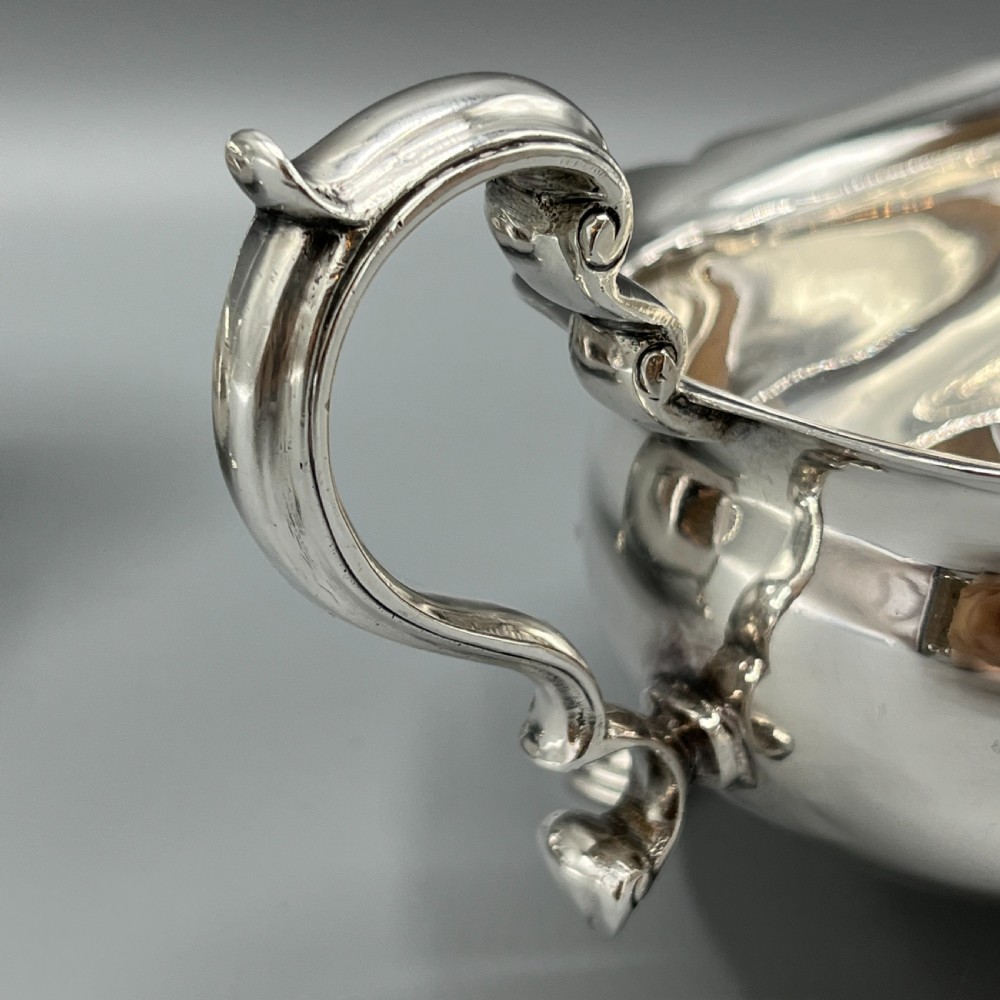 Pair Silver Plated Sauce Boats Mappin & Webb c1930 View VII