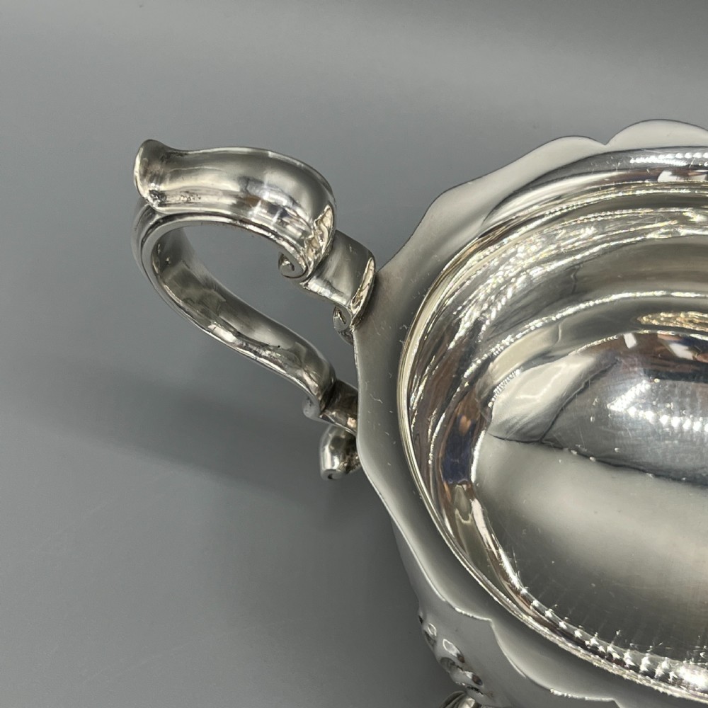 Pair Silver Plated Sauce Boats Mappin & Webb c1930 View XIII