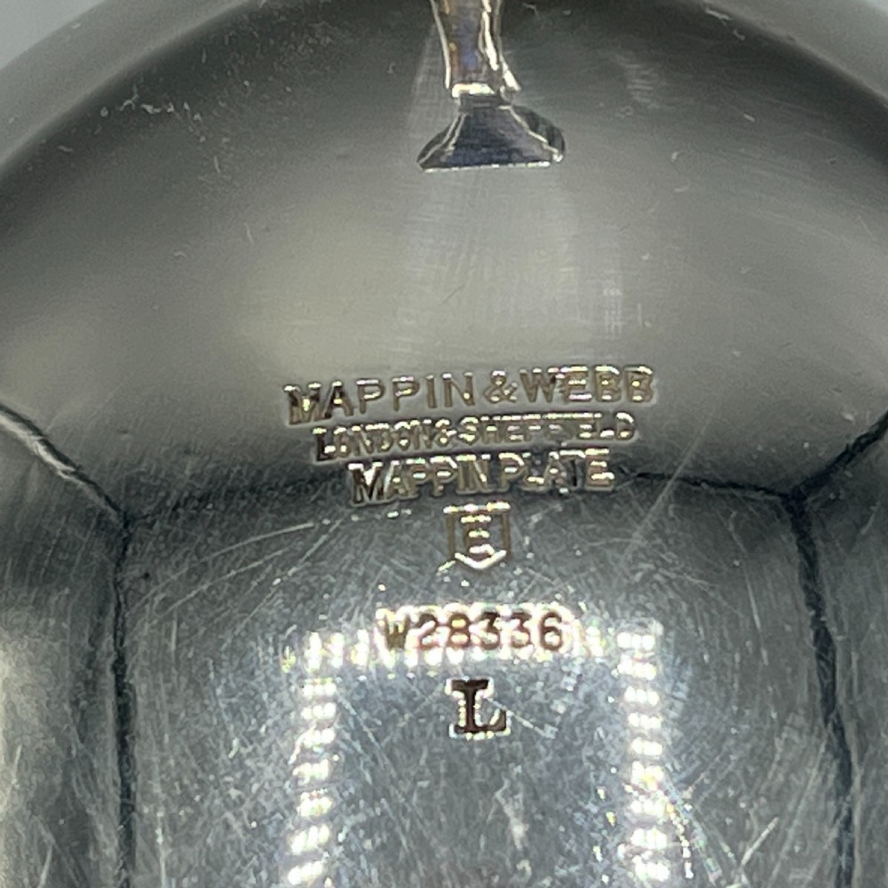 Pair Silver Plated Sauce Boats Mappin & Webb c1930 View XX