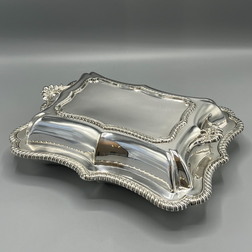 Quality Silver Plated Entree Dish by Hawksworth Eyre & Co